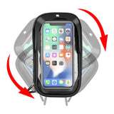 Motorcycle Waterproof 6.4" Mobile Phone Holder Bracket Mount Bag Case