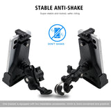 Motorcycle Mobile Phone Holder Mount 360-degree Rotation Bracket Clamp