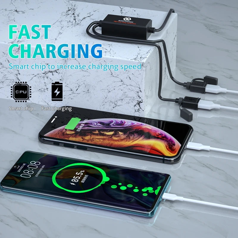 Dual USB Motorcycle Fast Charging Mobile Phone Adapter Chargers