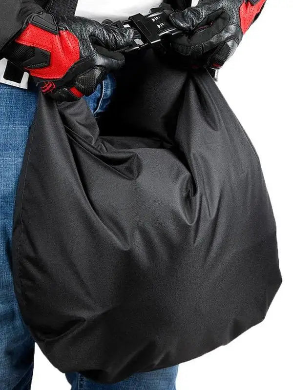 Motorcycle Waterproof Helmet Carrier Storage Bag Lock Buckle