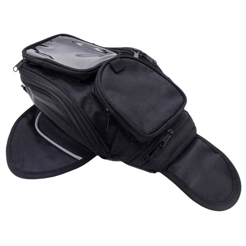 Honda Kawasaki Suzuki BMW Motorcycle Side Saddle Fuel Tank Bag